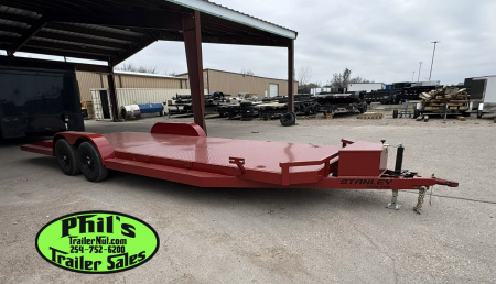 New Stanley Trailers 83X24 OPEN CAR HAULER Car Hauler EQUIPMENT TRAILER SPLIT TAIL UPGRADED 6K AXLES