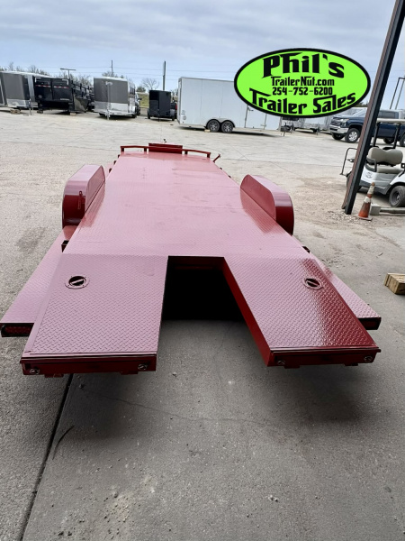 New Stanley Trailers 83X24 OPEN CAR HAULER Car Hauler EQUIPMENT TRAILER SPLIT TAIL UPGRADED 6K AXLES