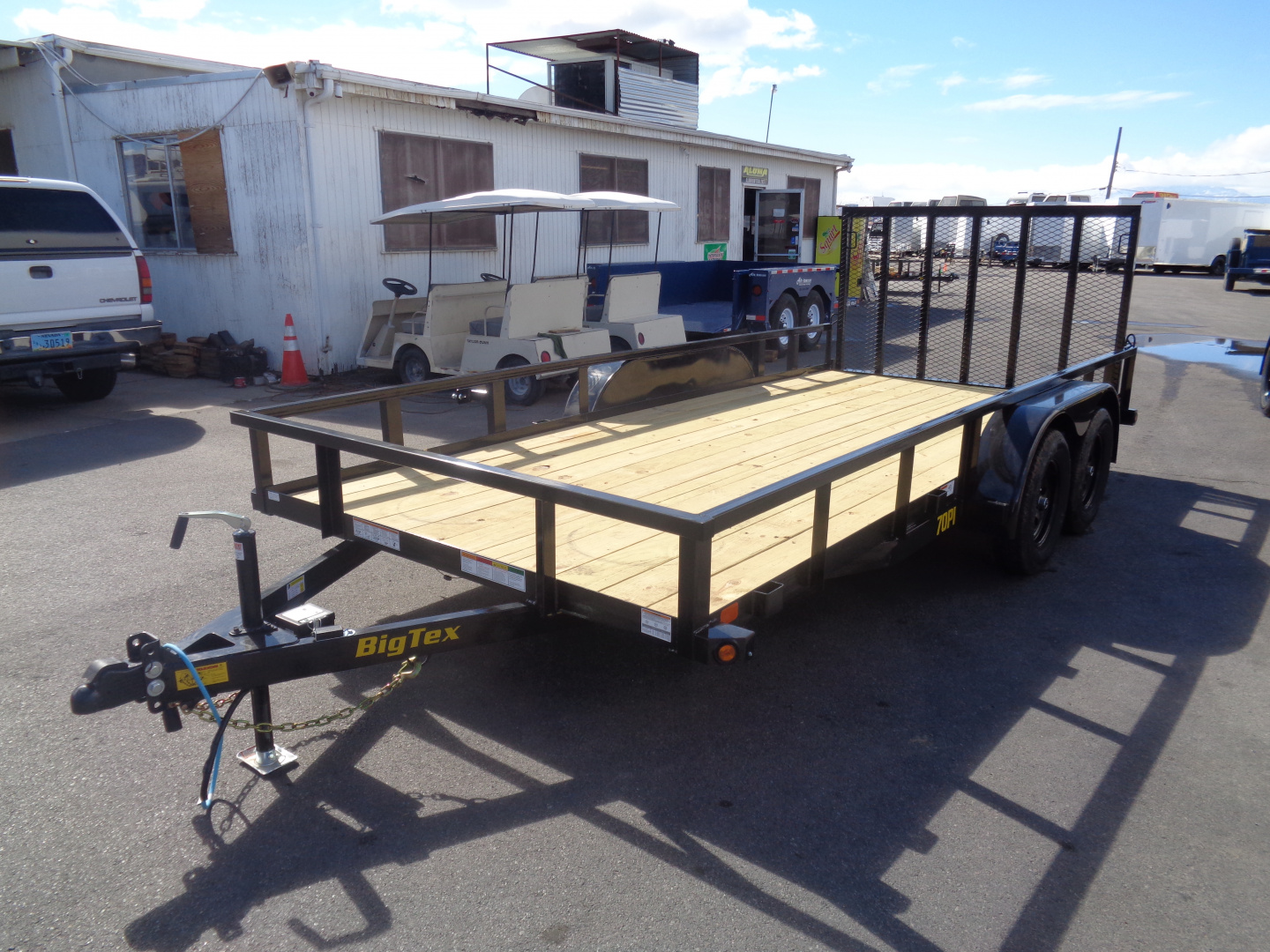 New 2026 Big Tex Trailers * 70PI-16 * 16Ft Tandem Axle Utility Trailer w/ Ramp Gate