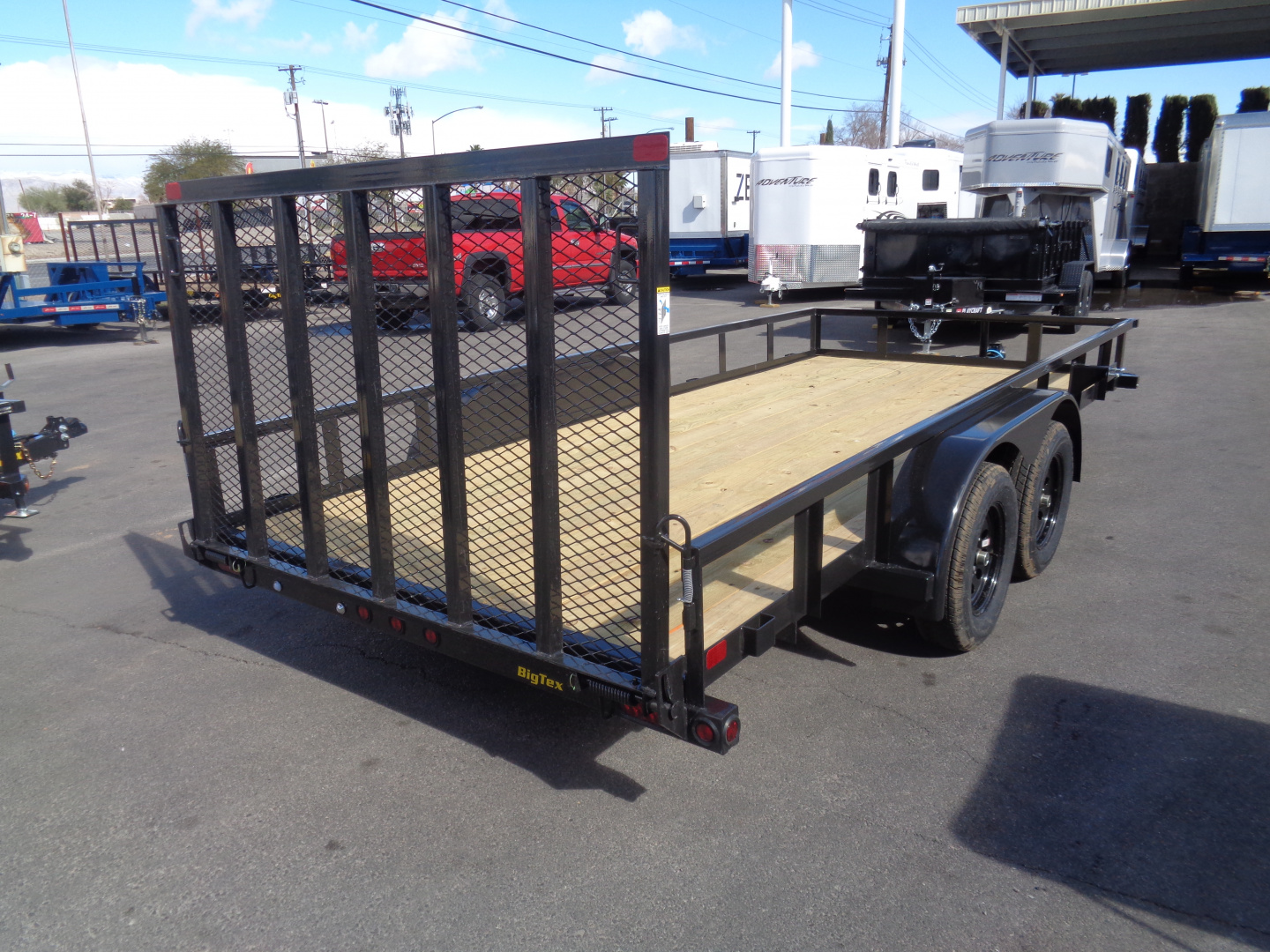 New 2026 Big Tex Trailers * 70PI-16 * 16Ft Tandem Axle Utility Trailer w/ Ramp Gate