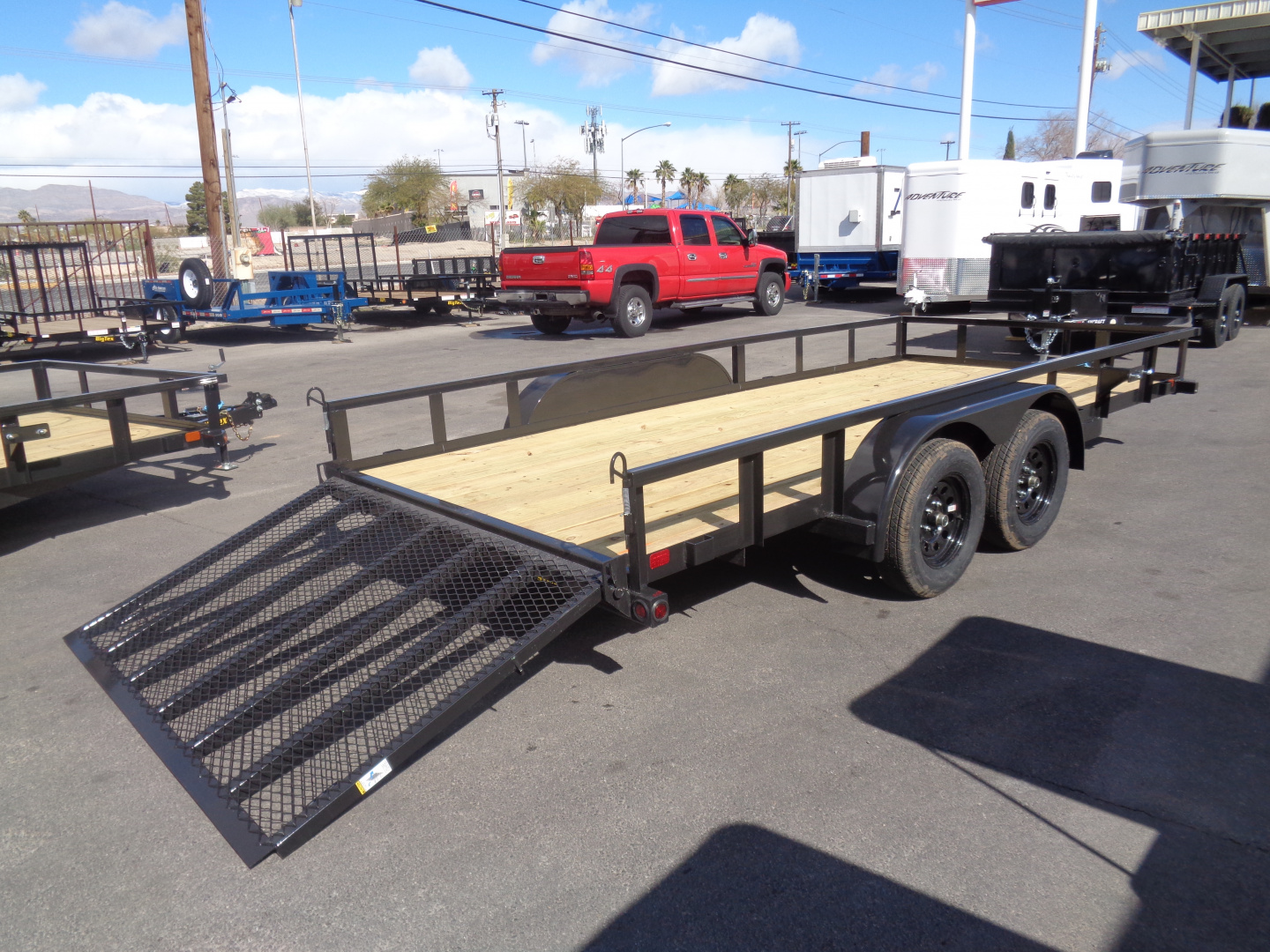 New 2026 Big Tex Trailers * 70PI-16 * 16Ft Tandem Axle Utility Trailer w/ Ramp Gate