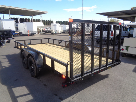 New 2026 Big Tex Trailers * 70PI-16 * 16Ft Tandem Axle Utility Trailer w/ Ramp Gate