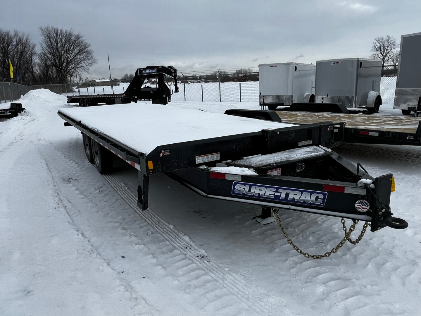 New 2026 Sure-Trac 22' 17.6K Power Tilt Deckover Trailer