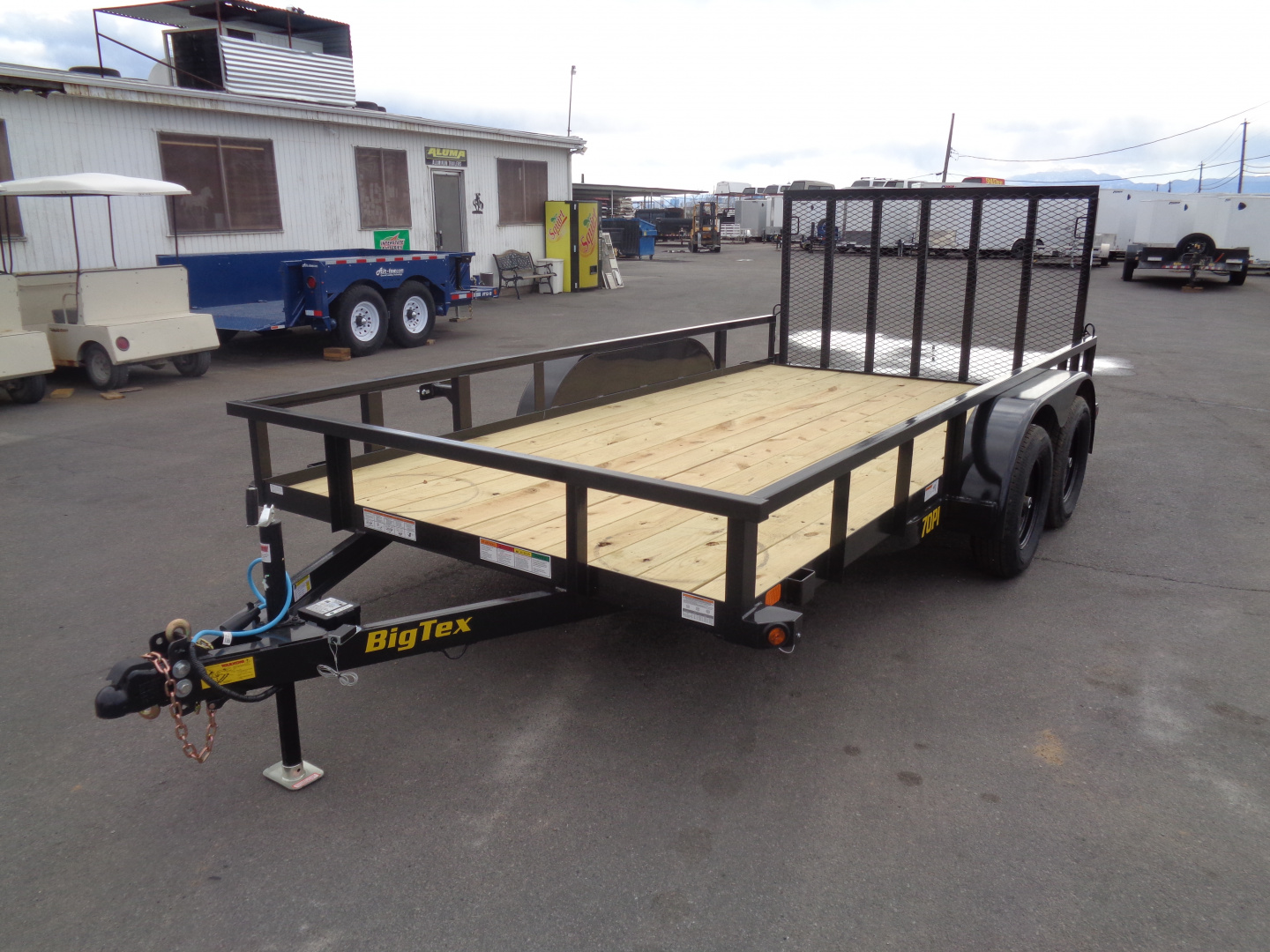 New 2026 Big Tex Trailers * 70PI-14 * 14Ft Tandem Axle Utility Trailer w/ Ramp Gate