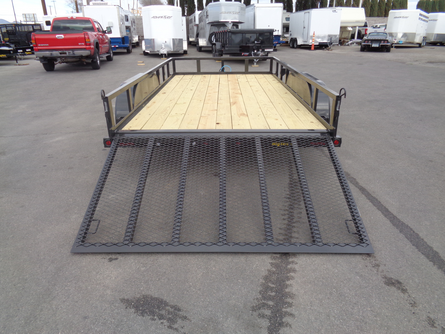 New 2026 Big Tex Trailers * 70PI-14 * 14Ft Tandem Axle Utility Trailer w/ Ramp Gate