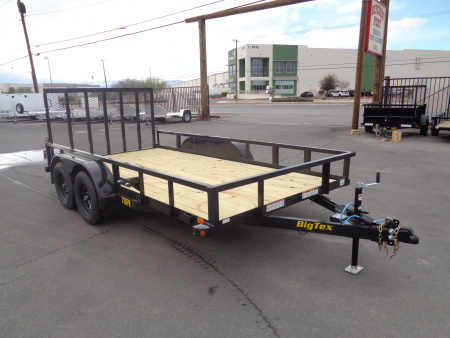 New 2026 Big Tex Trailers * 70PI-14 * 14Ft Tandem Axle Utility Trailer w/ Ramp Gate