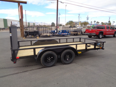New 2026 Big Tex Trailers * 70PI-14 * 14Ft Tandem Axle Utility Trailer w/ Ramp Gate