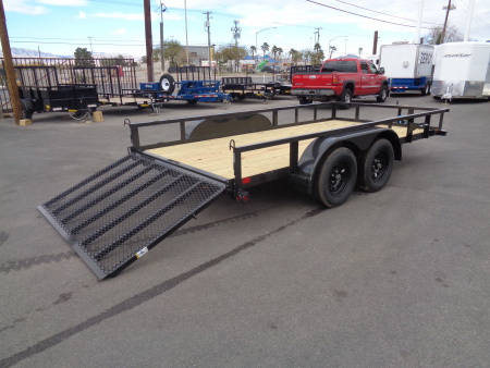 New 2026 Big Tex Trailers * 70PI-14 * 14Ft Tandem Axle Utility Trailer w/ Ramp Gate