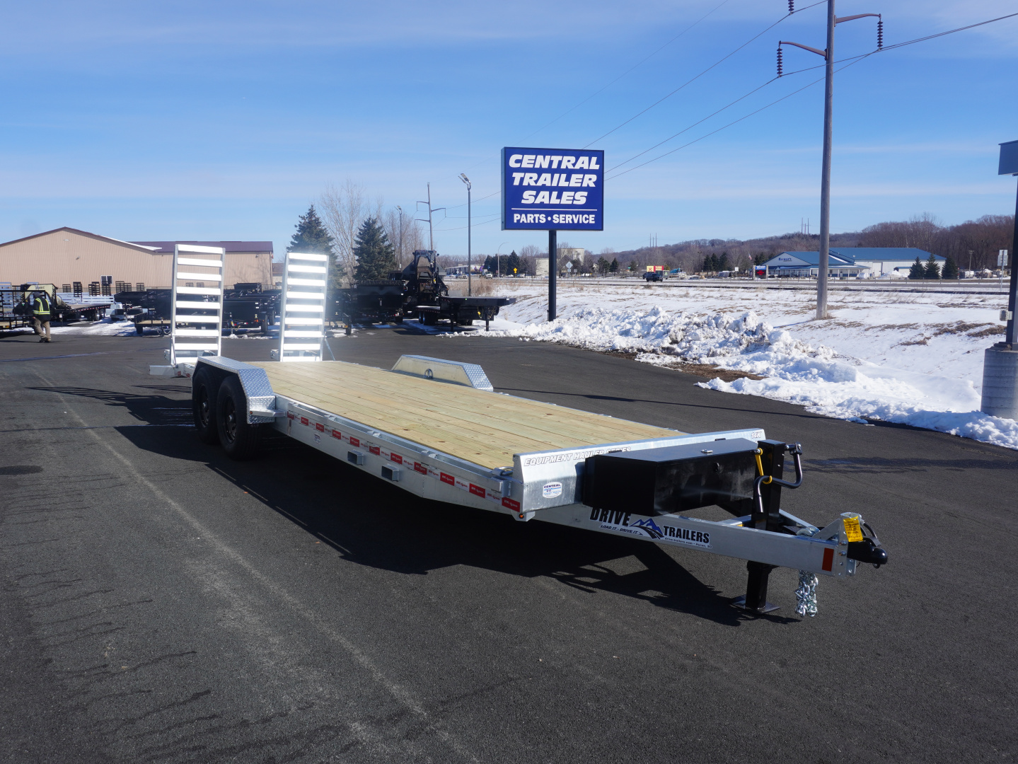 New 2026 Drive Trailers 82"X24' Galvanized Equipment Trailer