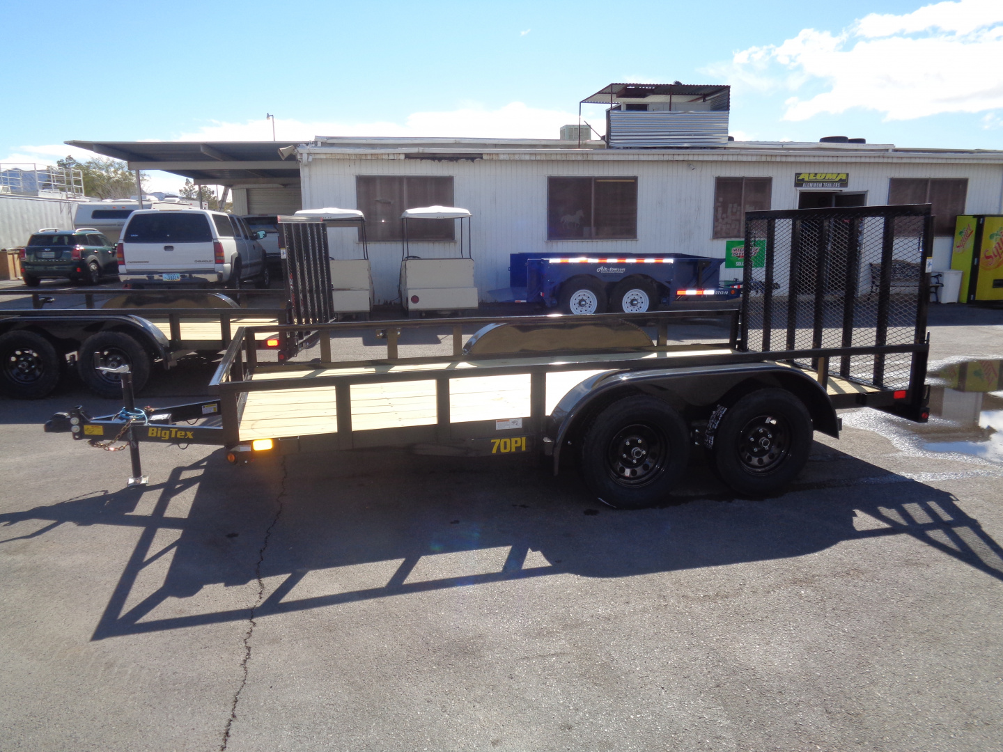 New 2026 Big Tex Trailers * 70PI-14 * 14Ft Tandem Axle Utility Trailer w/ Ramp Gate