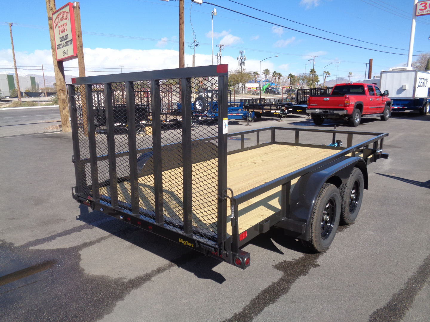 New 2026 Big Tex Trailers * 70PI-14 * 14Ft Tandem Axle Utility Trailer w/ Ramp Gate