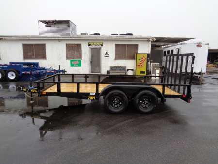 New 2026 Big Tex Trailers * 70PI-14 * 14Ft Tandem Axle Utility Trailer w/ Ramp Gate