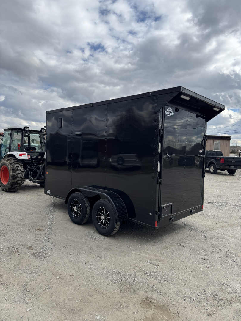 New 2026 Rock Solid Cargo 6'x12'x7' Cargo / Enclosed Trailer 7K GVWR