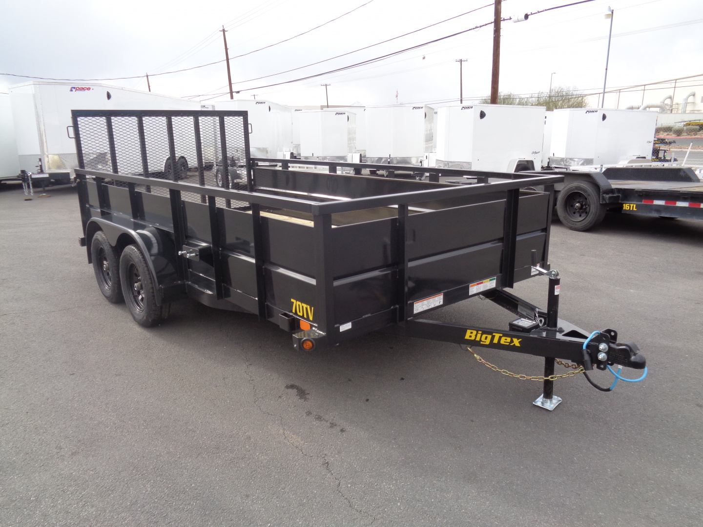 New 2026 Big Tex Trailers * 70TV-14 * 14Ft Tandem Axle Landscape Trailer w/ Ramp Gate