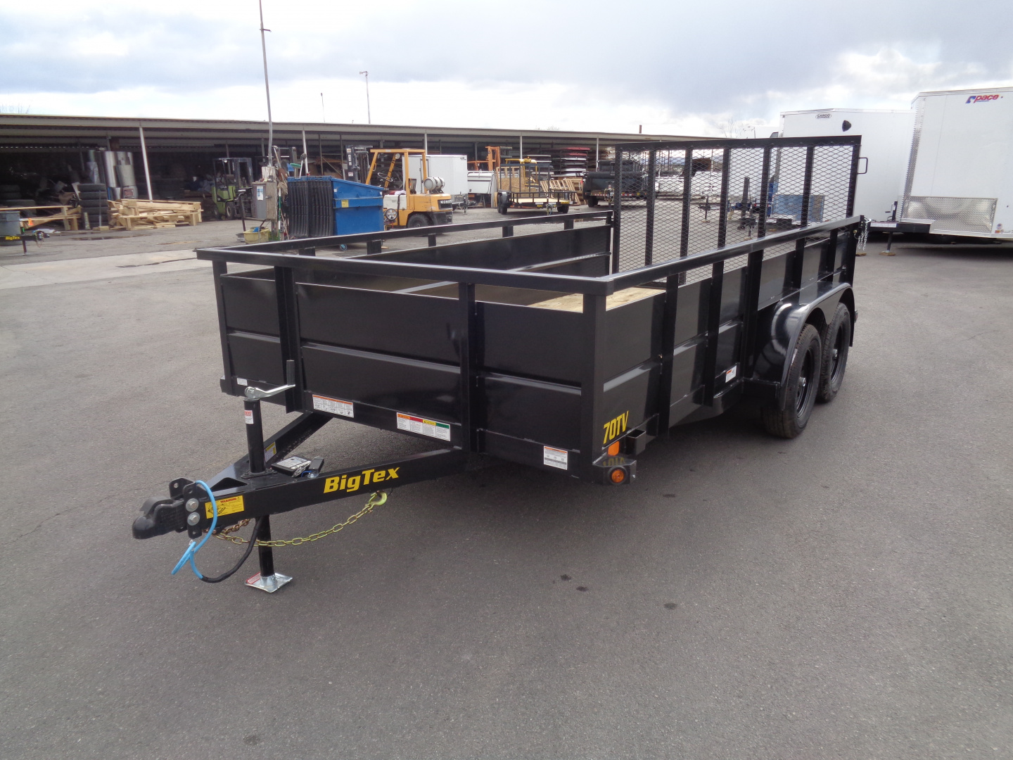 New 2026 Big Tex Trailers * 70TV-14 * 14Ft Tandem Axle Landscape Trailer w/ Ramp Gate