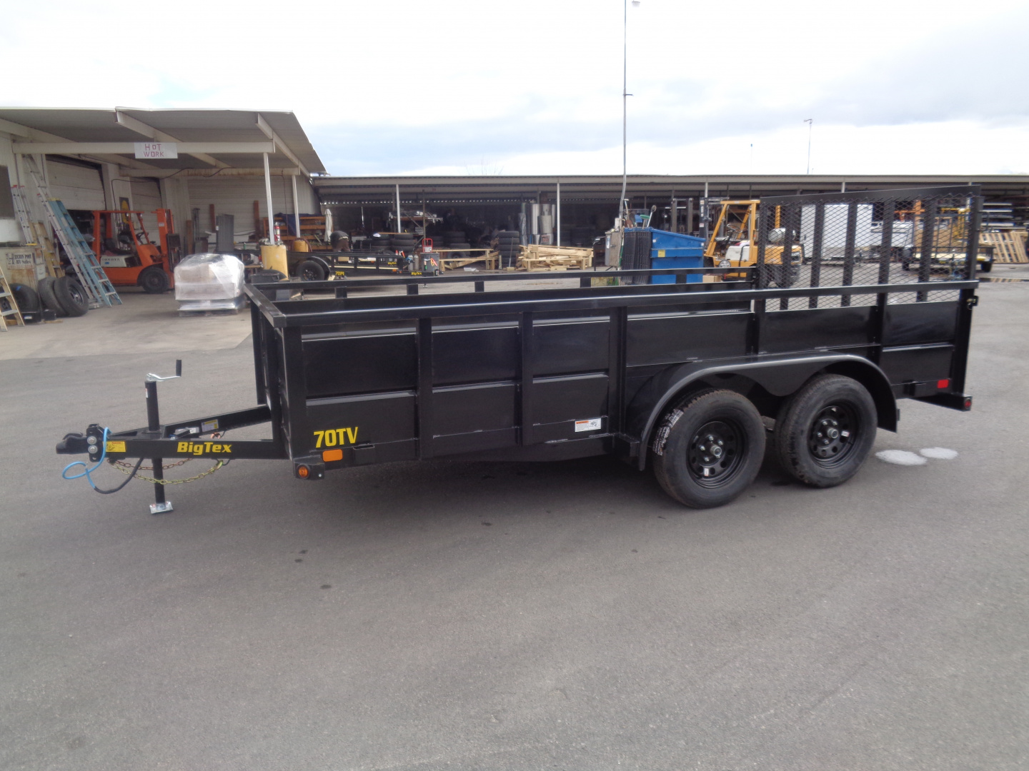 New 2026 Big Tex Trailers * 70TV-14 * 14Ft Tandem Axle Landscape Trailer w/ Ramp Gate