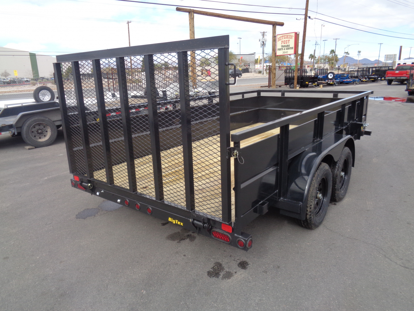 New 2026 Big Tex Trailers * 70TV-14 * 14Ft Tandem Axle Landscape Trailer w/ Ramp Gate