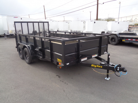 New 2026 Big Tex Trailers * 70TV-14 * 14Ft Tandem Axle Landscape Trailer w/ Ramp Gate