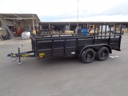 New 2026 Big Tex Trailers * 70TV-14 * 14Ft Tandem Axle Landscape Trailer w/ Ramp Gate