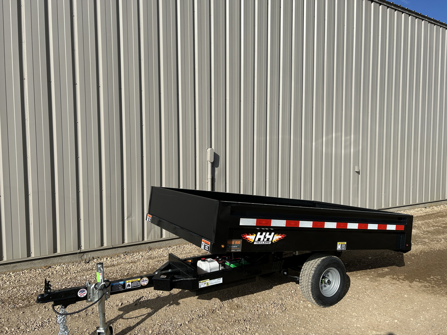 New 2026 H&H Trailers 8' Homeowner / UTV Dump Trailer