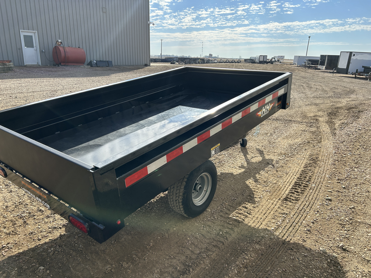 New 2026 H&H Trailers 8' Homeowner / UTV Dump Trailer