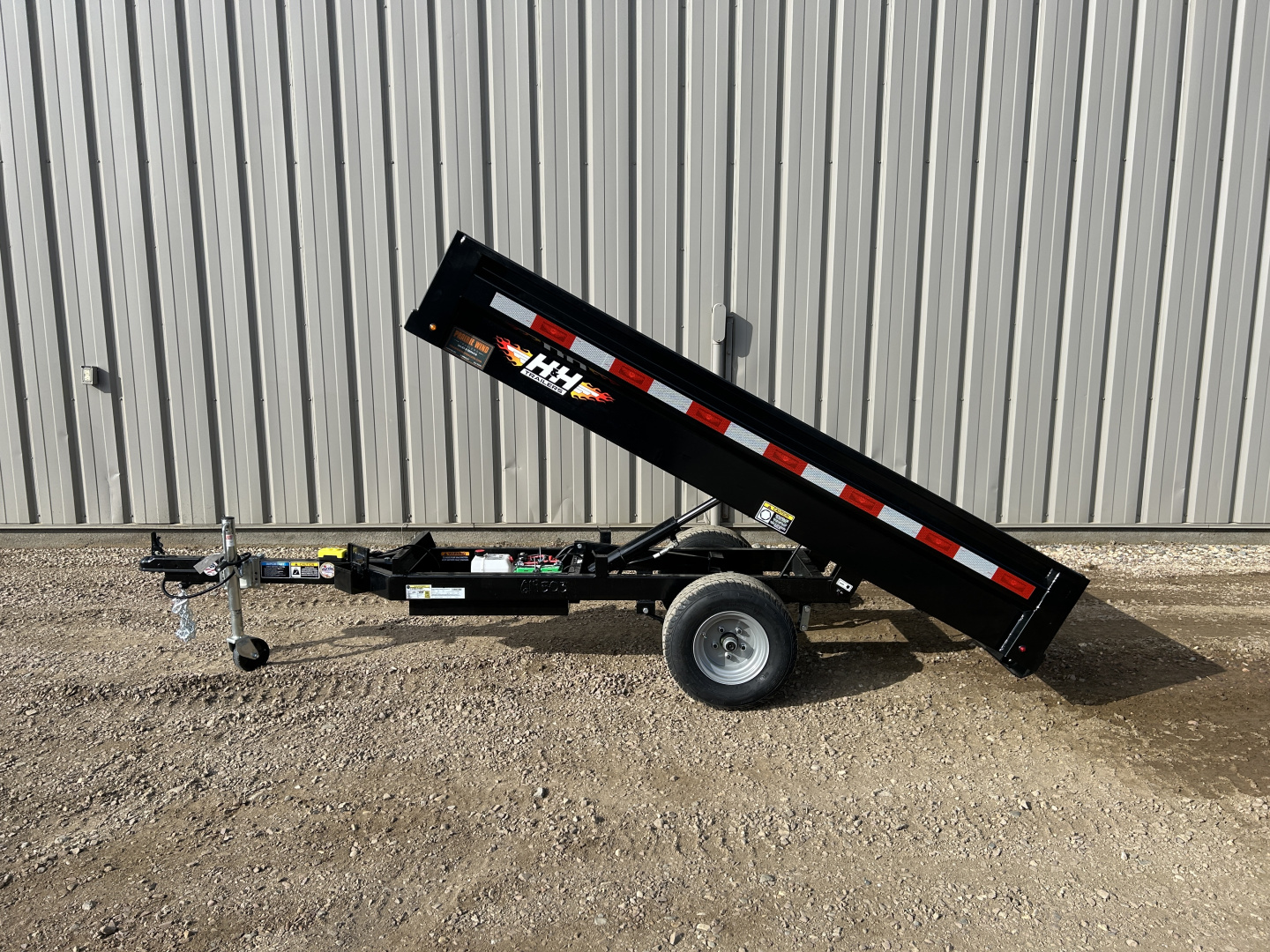New 2026 H&H Trailers 8' Homeowner / UTV Dump Trailer