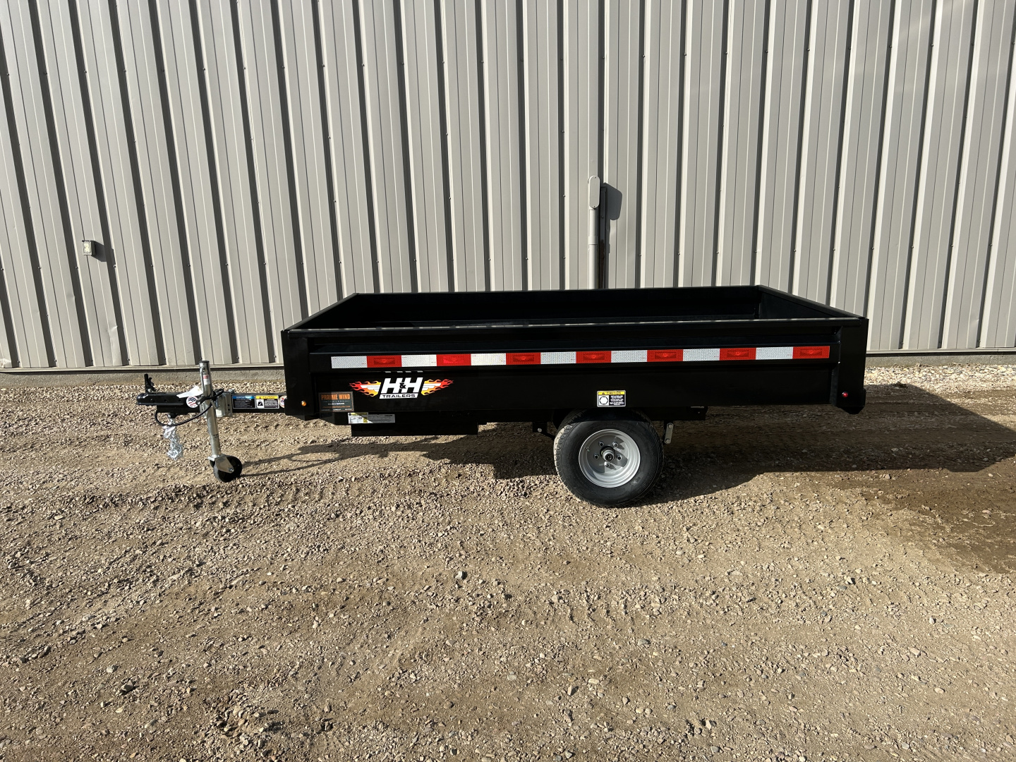 New 2026 H&H Trailers 8' Homeowner / UTV Dump Trailer