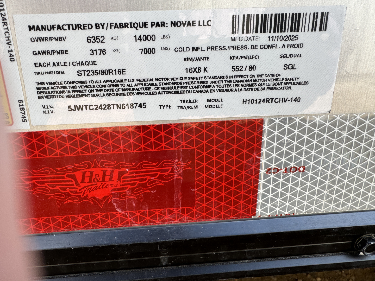 New 2026 H&H Trailers 8.5 x 24 Cargo / Enclosed Trailer