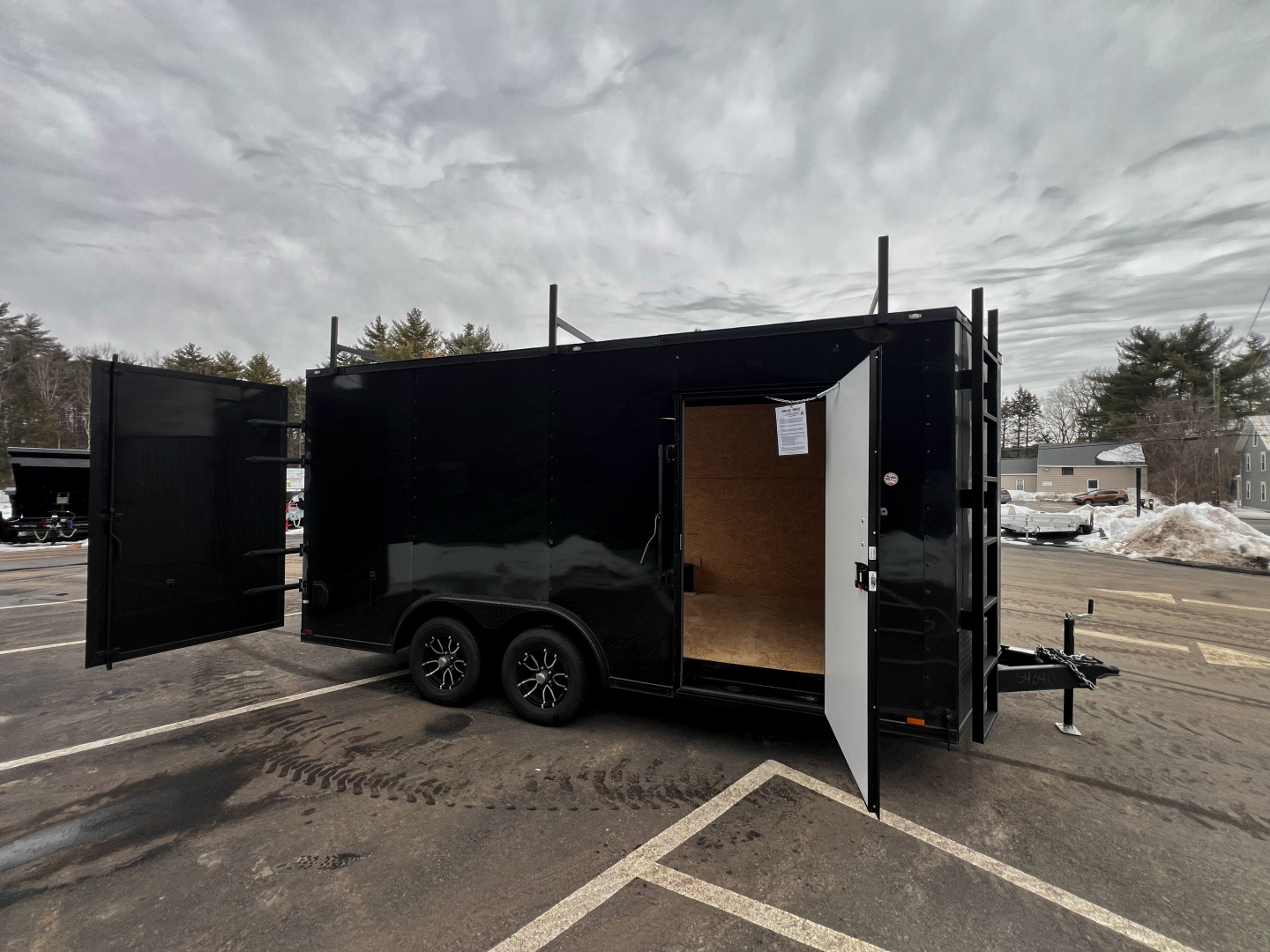 New 2026 Spartan 8.5X16+2ft V-nose /7' interior height / .080 Polycore/ Blackout Package/Contractor Package/ Walkable-Roof- 7000GVW