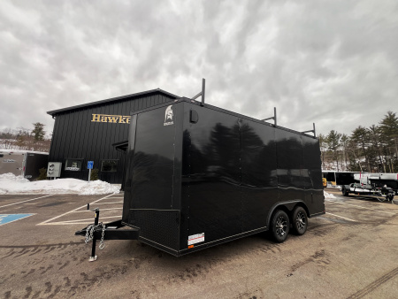 New 2026 Spartan 8.5X16+2ft V-nose /7' interior height / .080 Polycore/ Blackout Package/Contractor Package/ Walkable-Roof- 7000GVW