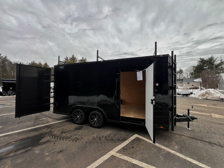 New 2026 Spartan 8.5X16+2ft V-nose /7' interior height / .080 Polycore/ Blackout Package/Contractor Package/ Walkable-Roof- 7000GVW