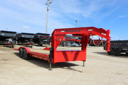 New 2026 MAXX-D T6X 102 x24' Gooseneck Equipment Tilt Trailer