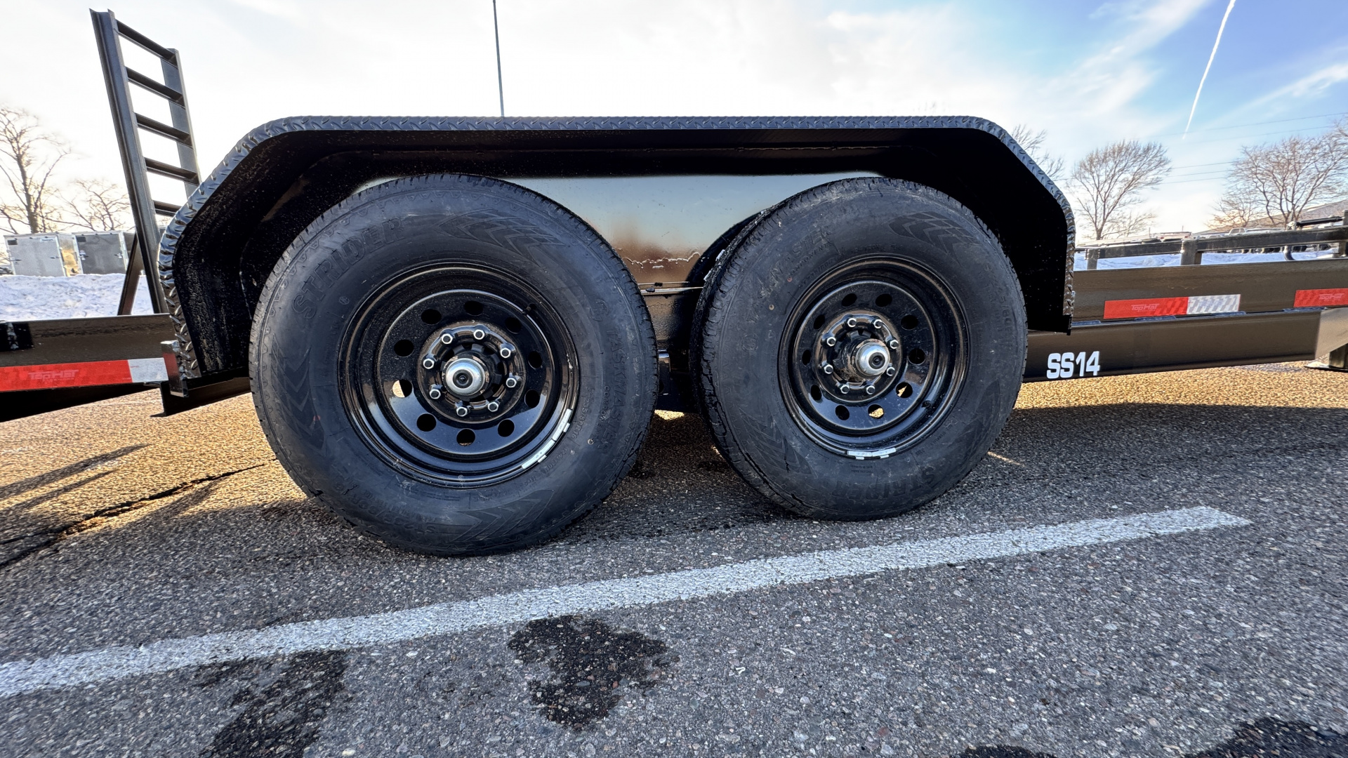 7×18 Equipment Flatbed Trailer photo 7