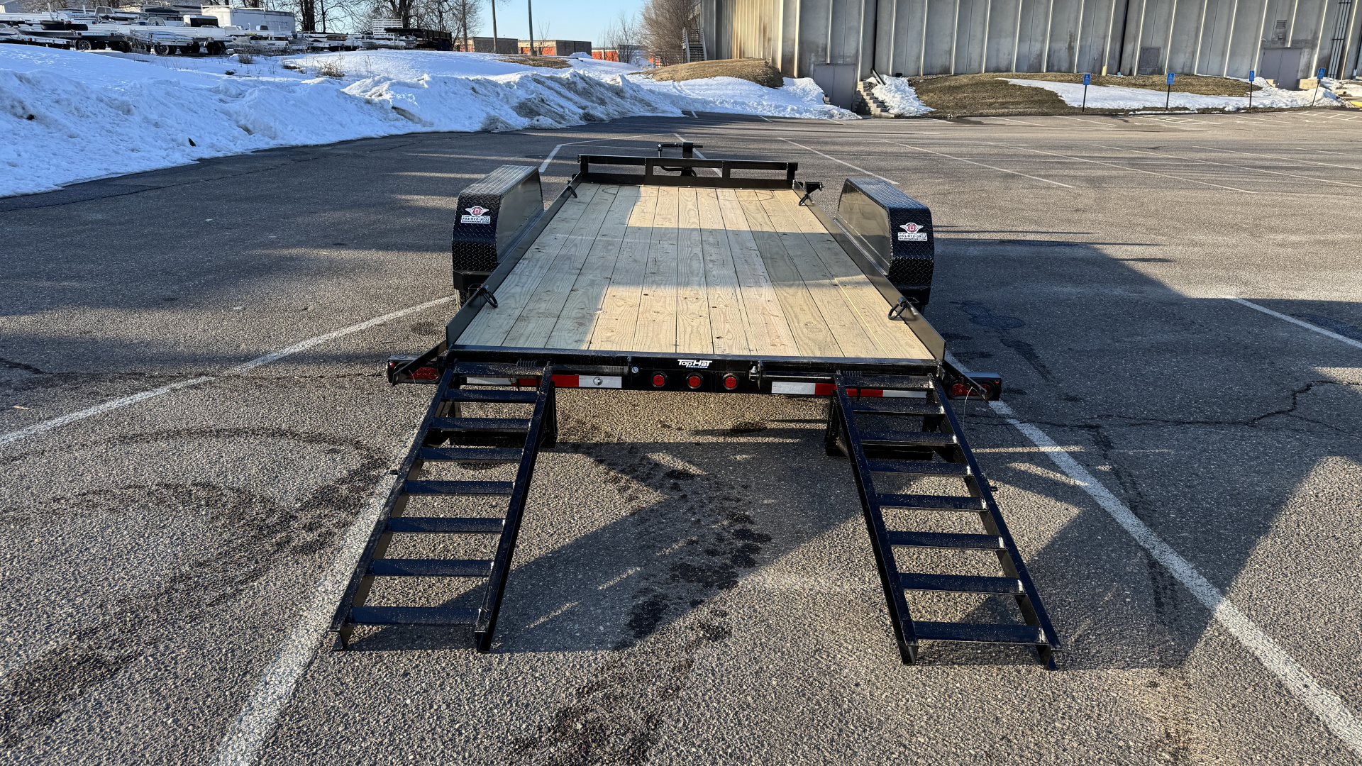 7×18 Equipment Flatbed Trailer photo 4