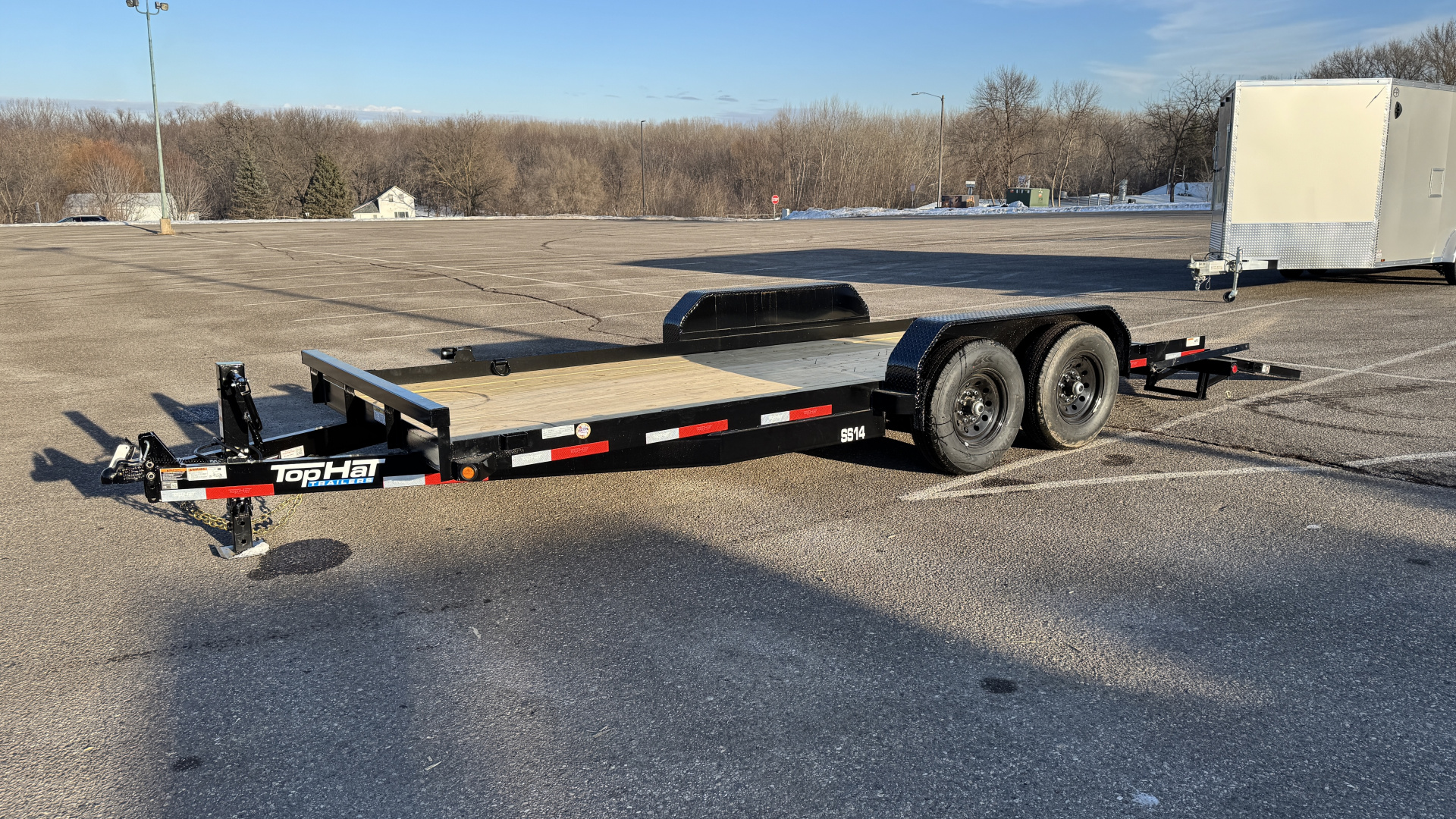 7×18 Equipment Flatbed Trailer photo 2
