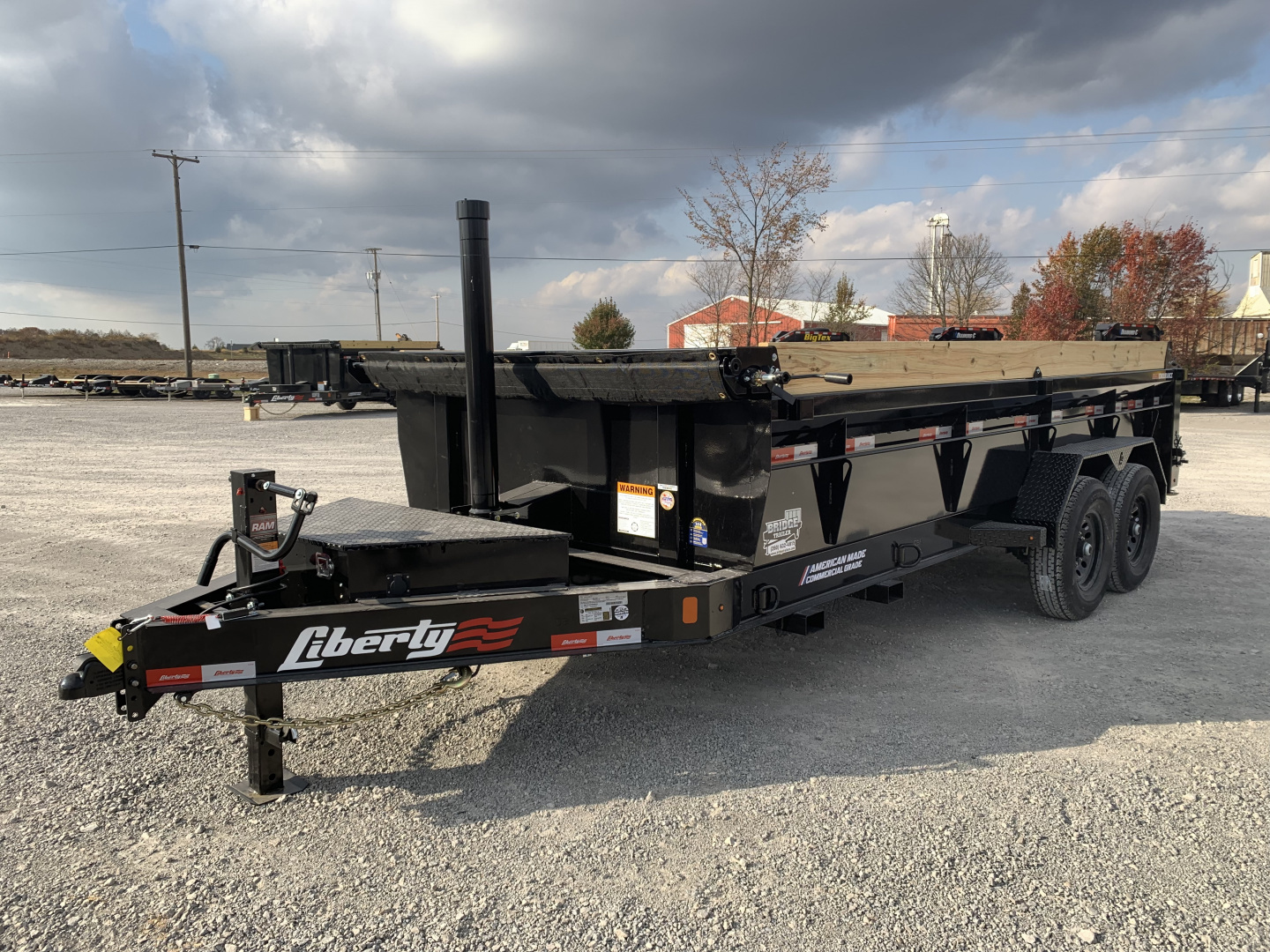 New 2026 Liberty LD14K83X16B8TS (83" X 16') 15.4K Telescopic Dump Trailer