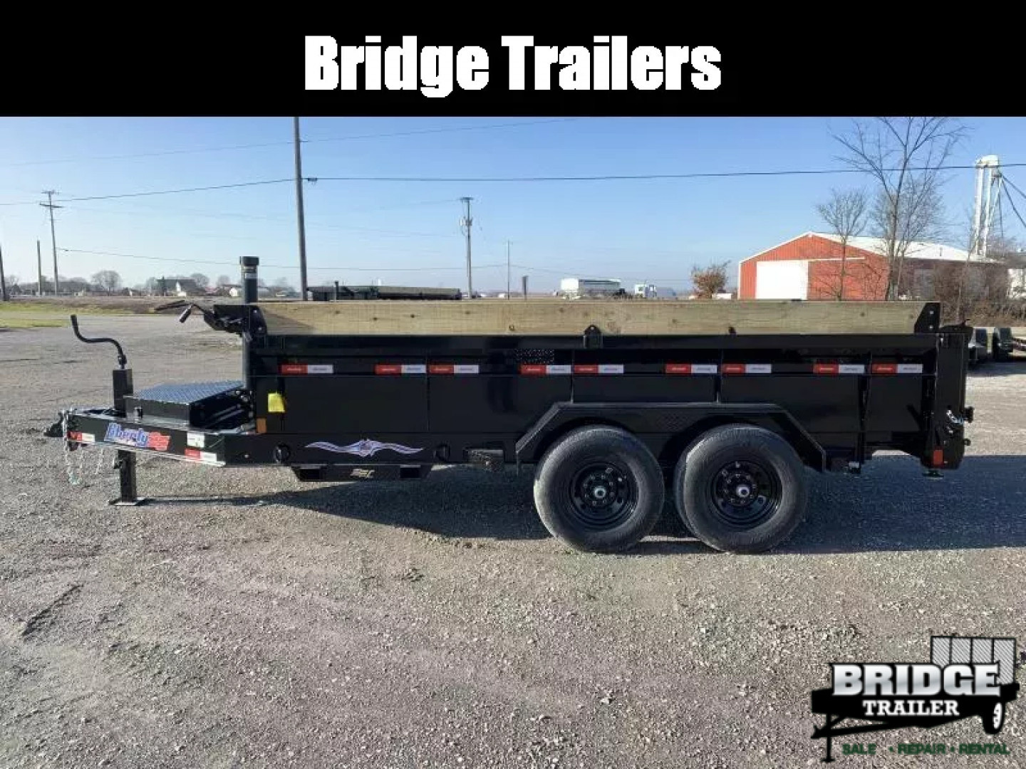 New 2026 Liberty LD14K83X14B8TSFT (83" X 14') 14K Telescopic Dump Trailer