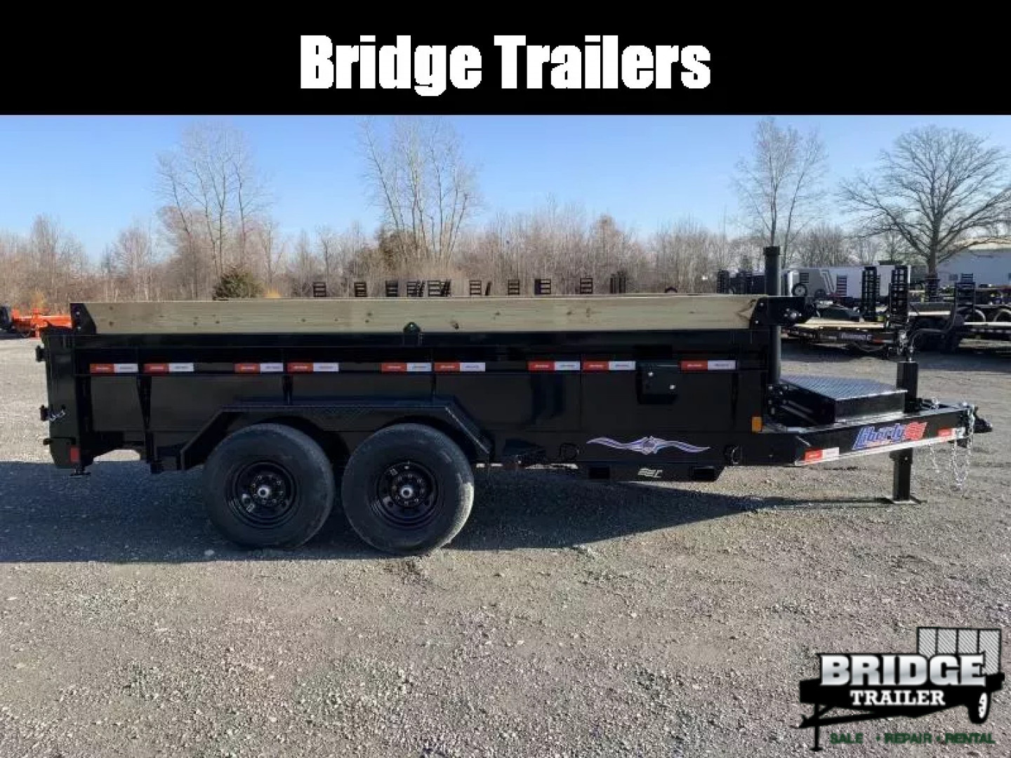 New 2026 Liberty LD14K83X14B8TSFT (83" X 14') 14K Telescopic Dump Trailer