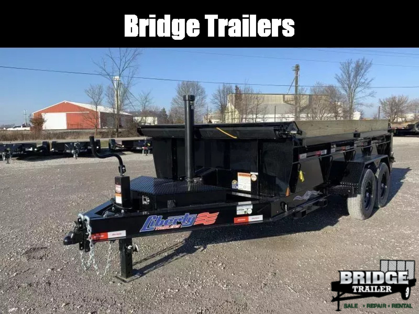 New 2026 Liberty LD14K83X14B8TSFT (83" X 14') 14K Telescopic Dump Trailer