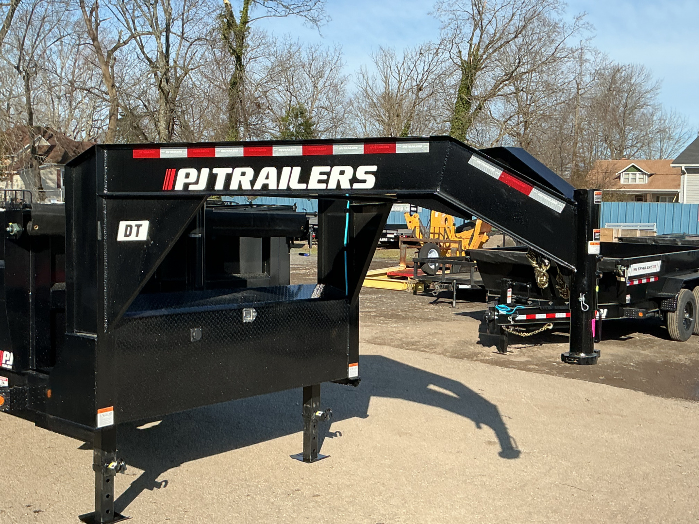 New 2026 PJ Trailers 83" x 14' GN Pro-Lift (DT) 3' Sides 15.6K GVWR Dump Trailer