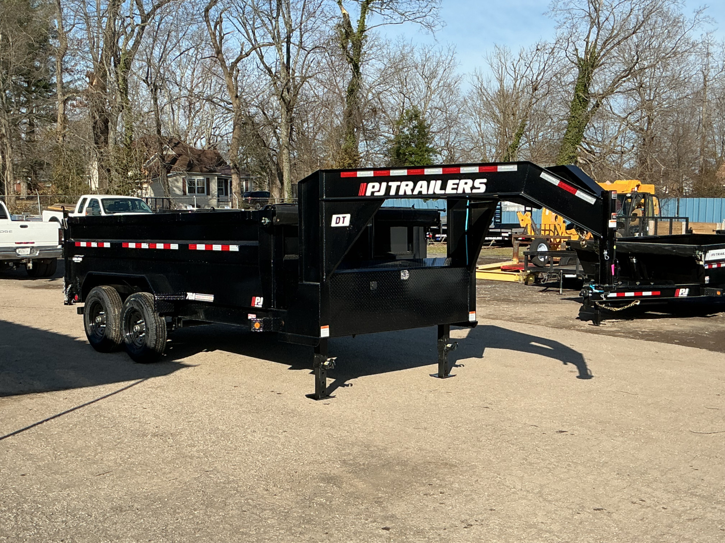 New 2026 PJ Trailers 83" x 14' GN Pro-Lift (DT) 3' Sides 15.6K GVWR Dump Trailer