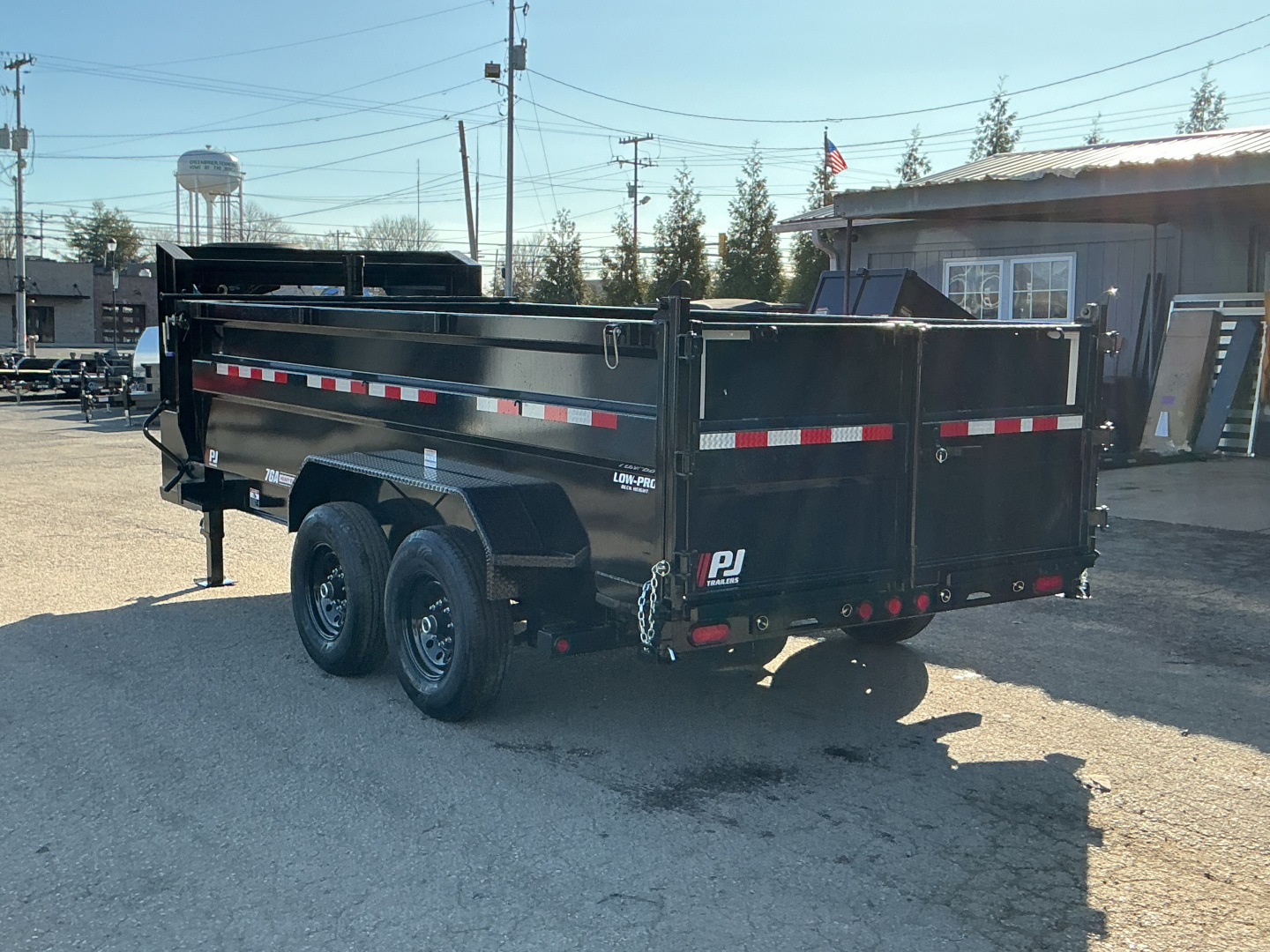 New 2026 PJ Trailers 83" x 14' GN Pro-Lift (DT) 3' Sides 15.6K GVWR Dump Trailer
