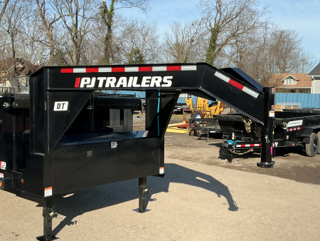 New 2026 PJ Trailers 83" x 14' GN Pro-Lift (DT) 3' Sides 15.6K GVWR Dump Trailer