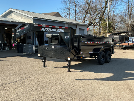 New 2026 PJ Trailers 83" x 14' GN Pro-Lift (DT) 3' Sides 15.6K GVWR Dump Trailer