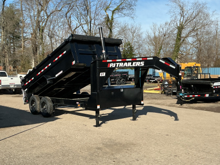 New 2026 PJ Trailers 83  x 14' GN Pro-Lift (DT) 3' Sides 15.6K GVWR Dump Trailer