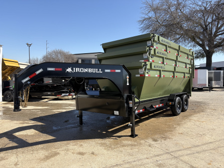 New 2026 Iron Bull DBG 83'X16' Roll-Off Package Dump Trailer