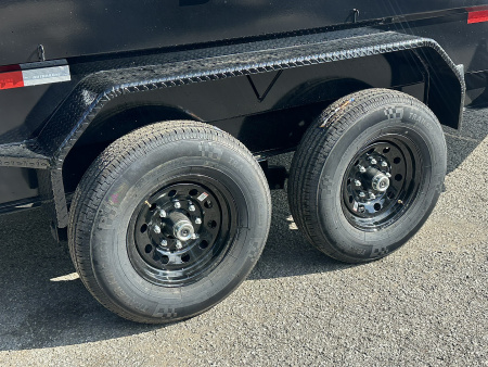 New 2026 PJ Trailers 83" x 14' Low-Pro Telescopic (DT1) 15.4K GVWR Dump Trailer
