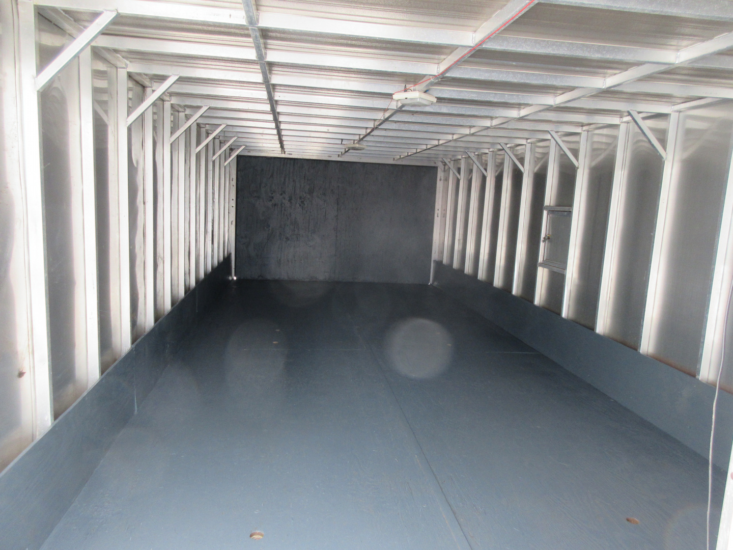 Used 2000 Newman Sled Bed Enclosed Snowmobile Trailer