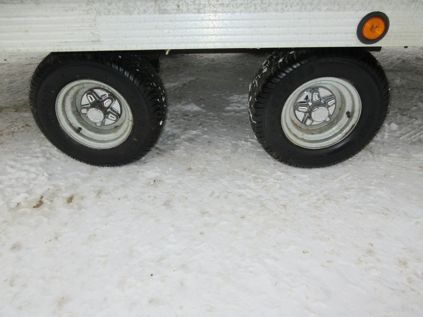 Used 2000 Newman Sled Bed Enclosed Snowmobile Trailer