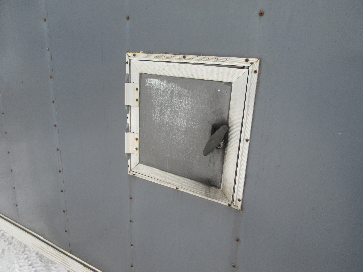 Used 2000 Newman Sled Bed Enclosed Snowmobile Trailer